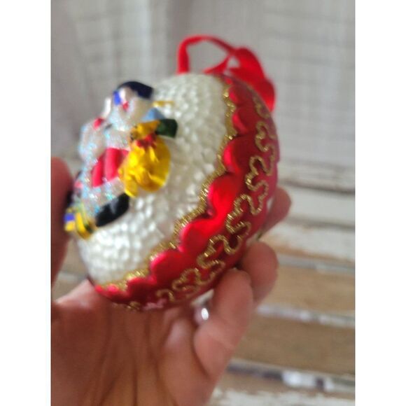 Waterford Santa globe toys glass red Xmas tree - Picture 5 of 8